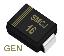 SMCJ16 (SMC/DO-214AB) диод защитный SMD однополярный; Vrwm=16В; Ipp=104,2А; 3000Вт