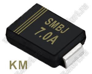 SMBJ7.0A (SMB/DO-214AA) диод защитный SMD однополярный
