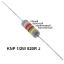KNP 1/2W 820R J резистор проволочный; R=820(Ом); 5%; P=1/2Вт