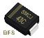 SMCJ43C (SMC/DO-214AB) диод защитный SMD биполярный; Vrwm=43,00В; Ipp=19,6А; 1500Вт