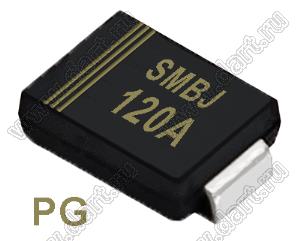 SMBJ120A (SMB/DO-214AA) диод защитный SMD однополярный