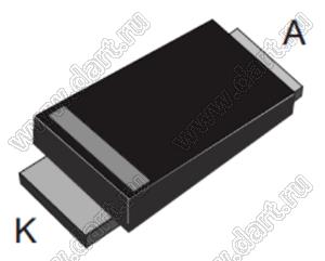 STTH2R02AFY (SOD128Flat) диод сверхбыстродействующий автомобильный; V RRM=200В; IO@T=2А; Tраб. -40…+175°C