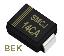 SMCJ14CA (SMC/DO-214AB) диод защитный SMD биполярный; Vrwm=14В; Ipp=129,4А; 3000Вт