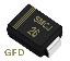 SMCJ26 (SMC/DO-214AB) диод защитный SMD однополярный; Vrwm=26В; Ipp=64,4А; 3000Вт