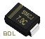 SMCJ7.0C (SMC/DO-214AB) диод защитный SMD биполярный; Vrwm=7,00В; Ipp=112,8А; 1500Вт