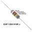 KNP 1/2W 910R J резистор проволочный; R=910(Ом); 5%; P=1/2Вт