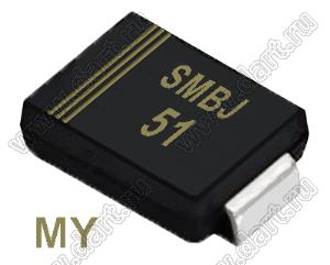 SMBJ51 (SMB/DO-214AA) диод защитный SMD однополярный