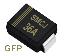 SMCJ36A (SMC/DO-214AB) диод защитный SMD однополярный; Vrwm=36,00В; Ipp=25,8А; 1500Вт
