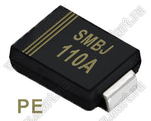SMBJ110A (SMB/DO-214AA) диод защитный SMD однополярный