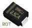 SMCJ8.5CA (SMC/DO-214AB) диод защитный SMD биполярный; Vrwm=8,50В; Ipp=104,2А; 1500Вт