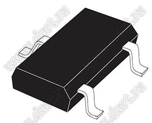 MMBD352WT1G (SOT-323) два диода Шоттки для поверхностного (SMD) монтажа, последовательное соединение; VRRM=7В; VFM=0,6В (при IF=10мА); Tраб. -55...+150°C; маркировка M5