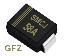 SMCJ58A (SMC/DO-214AB) диод защитный SMD однополярный; Vrwm=58,00В; Ipp=16,0А; 1500Вт; Vrwm=58,0В; Ipp=16,0А