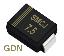 SMCJ7.5 (SMC/DO-214AB) диод защитный SMD однополярный; Vrwm=7,50В; Ipp=104,9А; 1500Вт