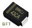 SMCJ43CA (SMC/DO-214AB) диод защитный SMD биполярный; Vrwm=43,00В; Ipp=21,6А; 1500Вт