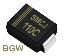 SMCJ110C (SMC/DO-214AB) диод защитный SMD биполярный; Vrwm=110В; Ipp=15,4А; 3000Вт