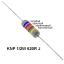 KNP 1/2W 620R J резистор проволочный; R=620(Ом); 5%; P=1/2Вт