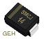 SMCJ14 (SMC/DO-214AB) диод защитный SMD однополярный; Vrwm=14В; Ipp=116,2А; 3000Вт