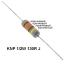KNP 1/2W 130R J резистор проволочный; R=130(Ом); 5%; P=1/2Вт