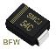 SMCJ54C (SMC/DO-214AB) диод защитный SMD биполярный; Vrwm=54,00В; Ipp=15,6А; 1500Вт