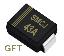 SMCJ43A (SMC/DO-214AB) диод защитный SMD однополярный; Vrwm=43,00В; Ipp=21,6А; 1500Вт