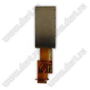 KD0096SHFSD006-02 дисплей IPS с разрешением 0,96 дюйма 80x160 драйвер IC ST7735S 4-проводной SPI TFT LCD модуль высокой яркости; 0,96дюйм; Количество цветов 262K; габариты 13,50x27,95x1,50мм