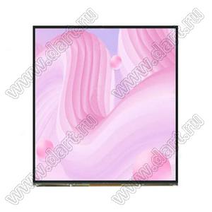 KD128OLED004 дисплей AMOLED 12,8-дюймовый с разрешением 1728x1888 микросхем драйвера HX8160-G01 с интерфейсом LVDS; 12,8дюйм; Количество цветов RGB 8 bit; габариты 224,76x248,02x5,80мм