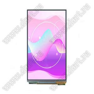 KD050OLEDN116-SP005A-HDMI дисплей AMOLED 5,0-дюймовый с разрешением 720x1280 пикселей на ячейке и интерфейсом HDMI; 5,0дюйм; Количество цветов 16,7M; габариты 64,12x116,72x11,64мм