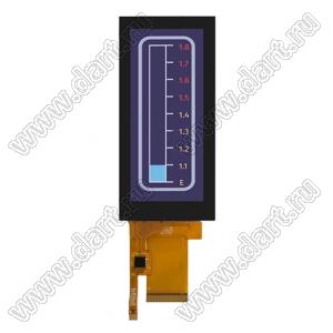 KD040QHFPD047-C039A дисплей IPS 4,0-дюймового IPS TFT 400x960 RGB-интерфейса ST7701S с емкостной сенсорной панелью bartype TFT LCD; 4,0дюйм; Количество цветов 65K/262K/16,7M; габариты 52,50x112,08x3,55мм