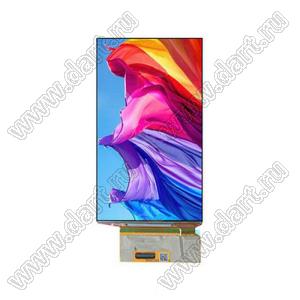 KD055FHOIN031-C001A дисплей AMOLED 5,5-дюймовый с разрешением 1080x1920 пикселей и 4-полосным интерфейсом MIPI с микросхемой драйвера CH13721C; 5,5дюйм; Количество цветов 16,7M; габариты 70,36x127,34x0,82мм