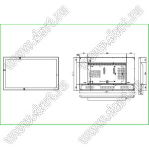 KD315WSFVA002-ITP-Monitor монитор TFT 31,5-дюймовый с интерфейсом IPS 1920x1080 HDMI/VGA и инфракрасной сенсорной панелью; 31,5 inchдюйм; Количество цветов 16,7M; габариты 756,70x451,30x59,00мм