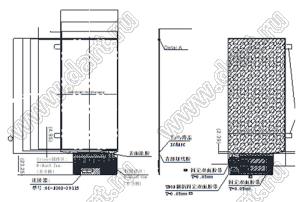 KD055FHOIN031-C001A дисплей AMOLED 5,5-дюймовый с разрешением 1080x1920 пикселей и 4-полосным интерфейсом MIPI с микросхемой драйвера CH13721C; 5,5дюйм; Количество цветов 16,7M; габариты 70,36x127,34x0,82мм