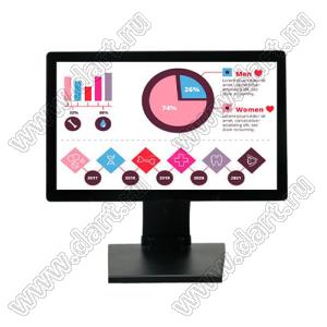 KD156FHFLA021-C011A-Monitor монитор IPS 15,6-дюймовый IPS plug and play с разрешением 1920x1080 HDMI/VGA-интерфейсом и ЖК-дисплеем с сенсорной панелью; 15,6 inchдюйм; Количество цветов 16,7M; габариты 376,40x236,40x43,20мм