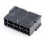 HX30002-16RF (Micro-Fit 3.0™ MOLEX 43020-1601) колодка на кабель (вилка) двухрядная без защелок в панель; шаг 3,0мм; P 3,00мм; 2x8-конт.