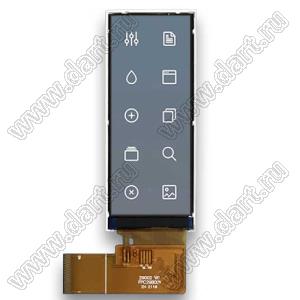 KD029QHFPD002 дисплей IPS 2,9-дюймовый RGB-интерфейс, промышленный ЖК-модуль; 2,9дюйм; Количество цветов 16,7M; габариты 31,20x76,60x2,13мм