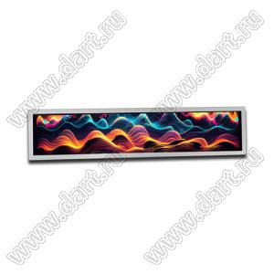 KD280FHFLA001 дисплей IPS 28-дюймовый IPS TFT LCD модуль с интерфейсом LVDS 1920x360 пикселей и полным углом обзора; 28,0дюйм; Количество цветов 16,7M; габариты 732,00x165,00x16,80мм