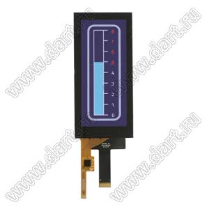 KD040QHFID049-C039A дисплей IPS 4,0-дюймовый IPS TFT 400x960 ST7701S MIPI-интерфейс, с емкостной сенсорной панелью, TFT; 4,0дюйм; Количество цветов 65K/262K/16,7M; габариты 52,50x112,08x3,55мм