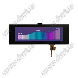 KD080FM-8-C008A дисплей TFT 8,0-дюймовый 1600x480 LVDS-интерфейс IPS TFT LCD с емкостной сенсорной панелью; 8,0дюйм; Количество цветов 16,7M; габариты 249,20x87,00x6,86мм