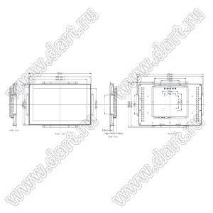 KD156FHFED016-01-CTP-Monitor монитор IPS 15,6-дюймовый с интерфейсом IPS plug and play 1920x1080 HDMI ЖК-дисплей с сенсорным дисплеем; 15,6 inchдюйм; Количество цветов 16,7M; габариты 398,00x248,00x46,50мм