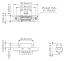 B03-020411EB-0L розетка SCSI на кабель; 20-конт.