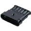 DJ7061-1.5-11AB (TE 282108-1) корпус соединителя на провод 6 конт.