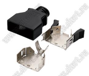 B02-036N11N2-81 кожух вилки SCSI на кабель; 36-конт.