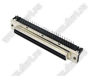 B02-0506185C-1J розетка SCSI угловая на плату; 50-конт.