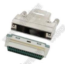 B02-036411E0-01 розетка SCSI на кабель; 36-конт.