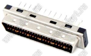 B02-050711EN-10 вилка SCSI прямая на плату; 50-конт.