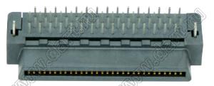 B03-06061NCN-A2 розетка SCSI угловая на плату; 60-конт.
