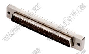 B02-100711EN-10 вилка SCSI прямая на плату; 100-конт.