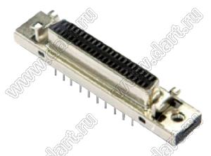B02-040811EC-2L розетка SCSI прямая на плату; 40-конт.