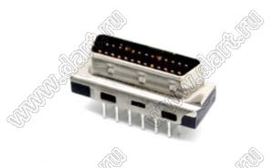 B02-026711EN-10 вилка SCSI прямая на плату; 26-конт.