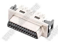 B02-026211E0-71 розетка SCSI IDC на шлейф; 26-конт.