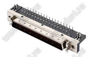 B02-068511EC-2S вилка SCSI угловая на плату; 30-конт.